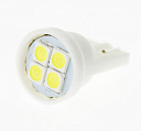 Светодиодная лампа T10 (W5W) 12V 3030 4 SMD LED White Lumen