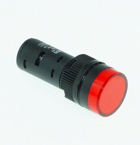 Индикатор ARG2-16FP-W-R220 (AR-AD16-16DS) красный ~220В