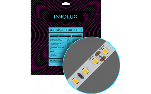 Лента INNOLUX ИСЛ-2835W120-9.6-CRI80-IP20-24V