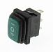 Переключатель клавишный SB008 IP65 on-off-on зеленый