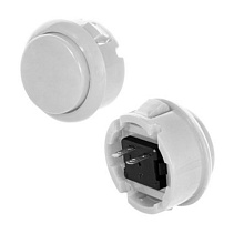 Переключатель кнопочный RC-1009-30-W no-nc белый