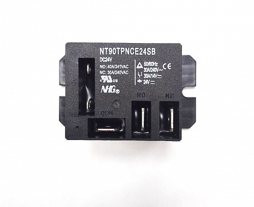 NT90TP-N-C-E-DC24V-S-B 24VDC, 40A, 1C, Реле электромагнитное NT90TP-N-C-E-DC24V-S-B 24VDC, 40A, 1C