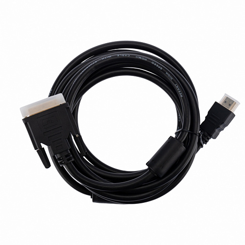 Шнур HDMI - DVI-D с фильтрами 3 м Rexant Gold