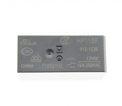 HF115F/012-1Z3B 12VDC, 16A, 1C, Реле электромагнитное HF115F/012-1Z3B 12VDC, 16A, 1C