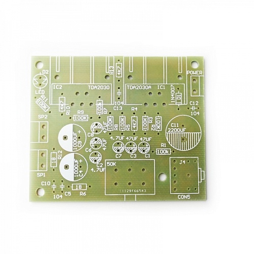 NM2037Sbox набор для сборки стерео усилителя НЧ (2.0) в корпусе