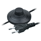 Шнур сетевой 1.7м напольный черный 2х0.5мм2 Navigator (NPS-FS01-170-2x0.5-BL)