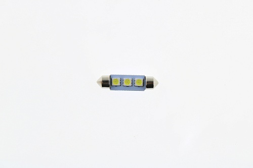 Светодиодная лампа C5W (T11x39) 12V 3 SMD LED White 