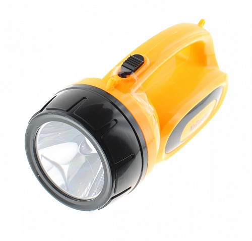 Фонарь-прожектор 3Вт (1Led) 2 режима работы, до 200м, до 12ч, Lead-acid 4в 1.3Ач Navigator (NPT-SP19-ACCU)
