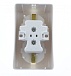 Розетка 2-ая о/у с з/к Schneider Electric ХИТ 250V 16A белый