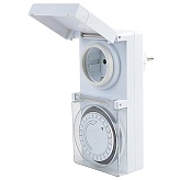 Розетка-таймер суточная Robiton ME-03 IP65 электромеханическая