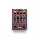 СК-РП-4 колодка для реле 16конт. под пайку, Колодка