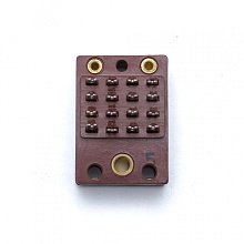 СК-РП-4 колодка для реле 16конт. под пайку, Колодка