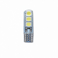 Светодиодная лампа T10 (W5W) 12V 5050 6 SMD LED White (EL)