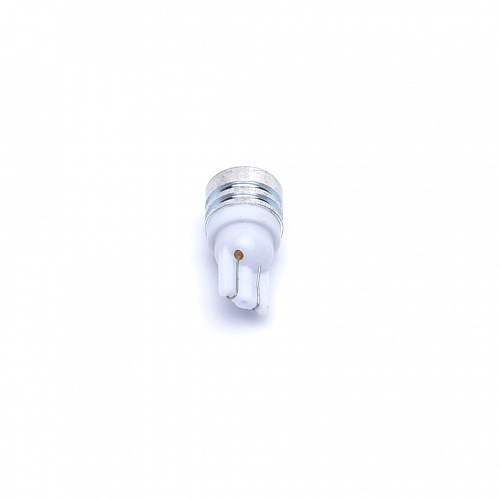Светодиодная лампа T10 (W5W) 12V 1 HIGH POWER LED White