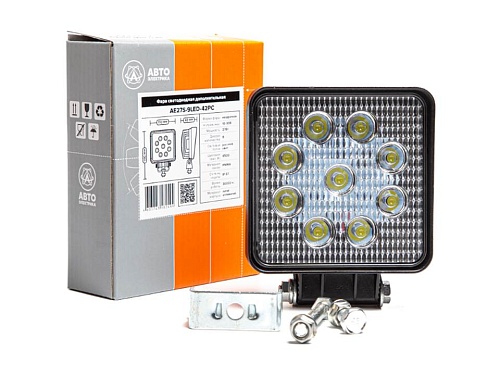 Светодиодная фара AE27S-9LED-42PS  27W 10-30 V