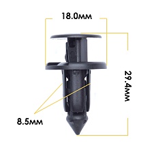Клипса крепежная MASUMA KJ-2227