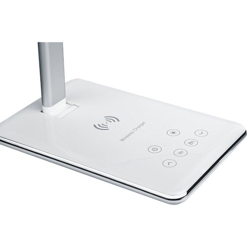 Настольная светодиодная лампа Navigator NDF-D030-6W-MK-WH-LED на основании, диммер, белый