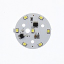 Светодиодная матрица "прямого включения" IC 3W 6000К smd5730 (220V, 250lm, 7LED, d=40mm)