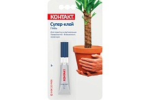 Супер-клей гель "КОНТАКТ", 3г, шоу-бокс