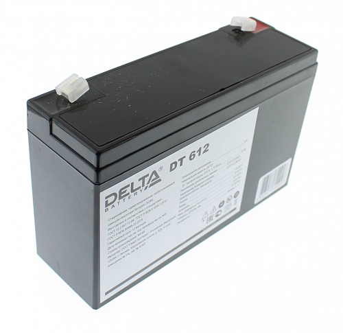 Аккумулятор свинцово-кислотный Delta DT 612 (6V, 12Ah)