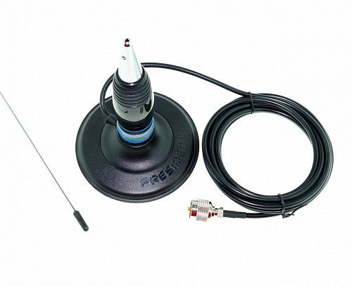 Антенна автомобильная CB 27МГц магнитная 87см President MONTANA UP  Антенна автомобильная CB 27МГц магнитная 87см President MONTANA UP