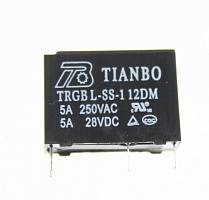 TRGB L-SS-1 12DM  12VDC, 5A, 1M, Реле электромагнитное TRGB L-SS-1 12DM  12VDC, 5A, 1M