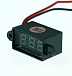Вольтметр цифровой: 3,5-30VDC red (27х15mm)