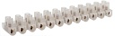 Колодка Navigator NTB-UPE-S12-10/WH зажимная винтовая, 2.5-10мм2, 10А