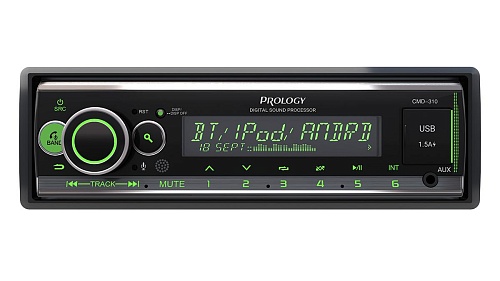 PROLOGY CMD-310 FM/ USB/BT ресивер c DSP процессором
