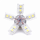 Светодиодная лампа P21W (BA15S) 12V 5050 10 SMD LED White 