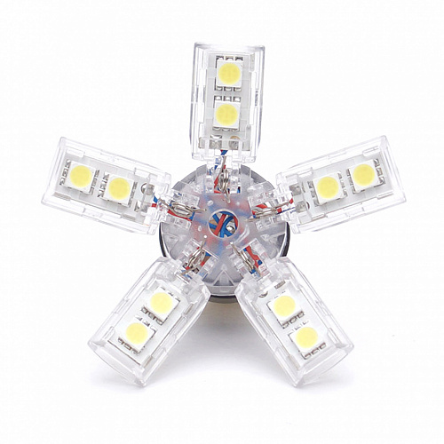 Светодиодная лампа P21W (BA15S) 12V 5050 10 SMD LED White 