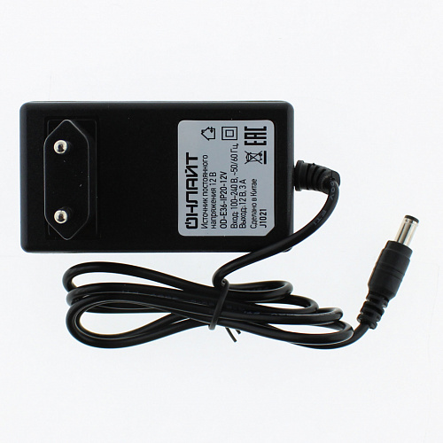 Сетевой адаптер ОНЛАЙТ OD-E36-IP20-12V (12V, 3A, 36W)