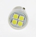 Светодиодная лампа T4W (BA9s) 12V 3030 4 SMD LED White Lumen
