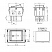 Переключатель клавишный KCD4-201N-B 30А on-off красный  