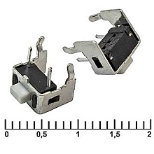 Кнопка тактовая IT-1101VA 6.0x3.0x5,0мм