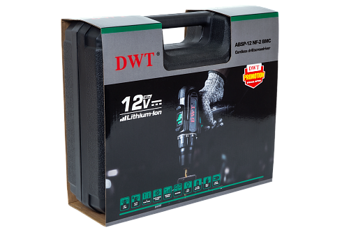 Аккумуляторная дрель-шуруповерт 24Нм DWT ABSP-12 NF-2 BMC