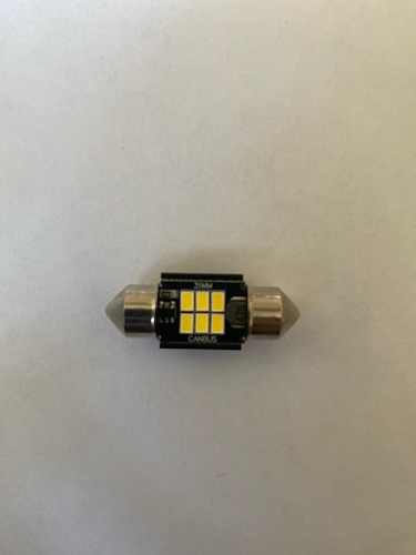 Светодиодная лампа C5W (T11x31) 12V 5030 6 SMD White