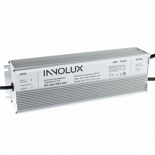 Блок питания INNOLUX ИП-360-IP67-24V (24V, 15A, 360W, IP67)