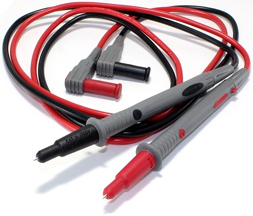 Щупы S-Line BC55-10210 силиконовые 1м, 10A (CAT III 1000V/CAT IV 600V) 