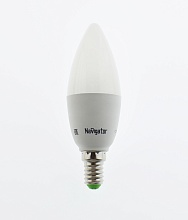 Лампа "свеча" Navigator NLL-C37-8.5-230-2.7K-E14-FR (аналог лампы накаливания 75Вт, теплый белый)
