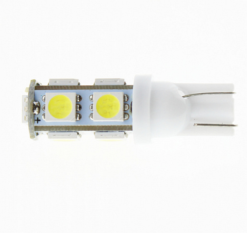 Светодиодная лампа T10 (W5W) 12V 5050 9 SMD LED White Lumen