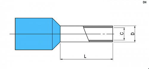 Наконечник TIC-0.75-12 White