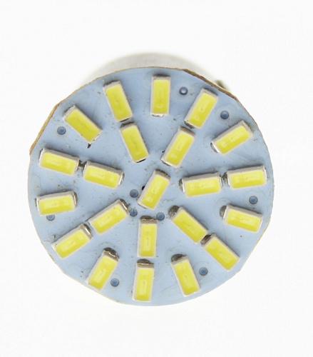 Светодиодная лампа P21/5W (BAY15D) 12V 1210 22 SMD LED White Lumen