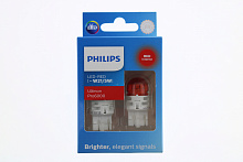 Светодиодная лампа W21/5W Philips Ultinon Pro6000 SI LED Red 12V 11066 RU60 X2 