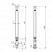 Антенна телескопическая D5mm 110-380mm AST-18