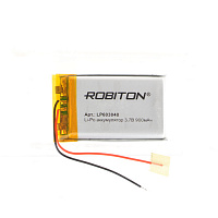 Аккумулятор Robiton LP603048 (Li-pol, 3.7V, 900mAh, 6х30x48mm) 