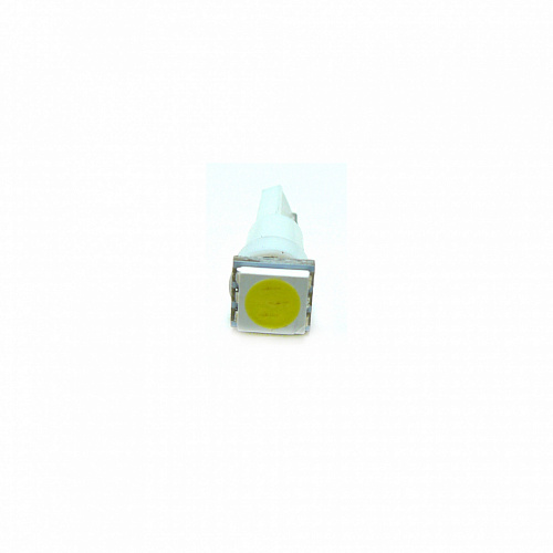 Светодиодная лампа T5 (W1.2W) 12V 5050 1 SMD LED White 