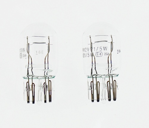 Автолампы накаливания W21/5W Philips 12V 21/5W T20 12066B2 блистер 2 шт 