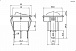 Переключатель клавишный RS-103-8C on-off-on чёрный