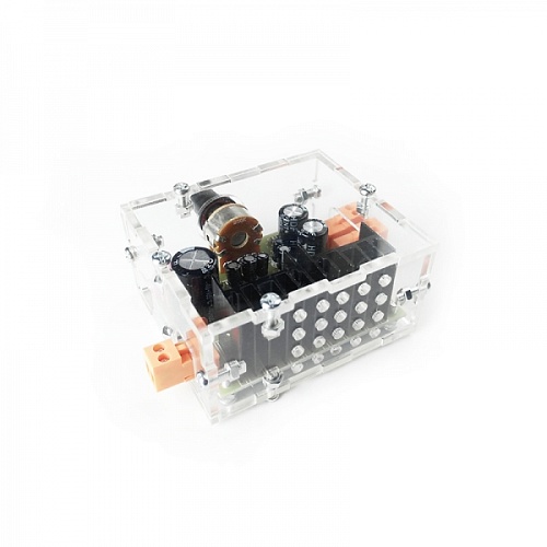 NM2037Sbox набор для сборки стерео усилителя НЧ (2.0) в корпусе
